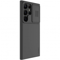 Dėklas Nillkin CamShield Silky Magnetic Silicone Samsung S918 S23 Ultra 5G juodas