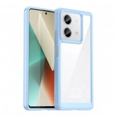 Dėklas Outer Space Case with gel frame for Xiaomi Redmi Note 13 5G - Mėlynas