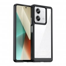 Dėklas Outer Space Case with gel frame for Xiaomi Redmi Note 13 Pro - Juodas
