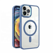 Dėklas Premium Mag Cover Apple iPhone 12 Pro mėlynas