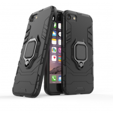 iPhone SE / 5S / 5 Dėklas Ring Armor Case Kickstand Juodas