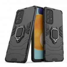 Samsung Galaxy A73 Dėklas Ring Armor tough hybrid juodas