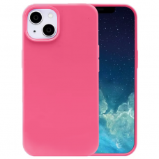 Iphone 14 Plus Dėklas Silicone case for  Tamsiai rožinis