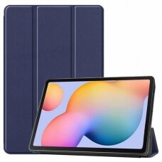 Dėklas Smart Leather Samsung X200/X205 Tab A8 10.5 2021 tamsiai mėlynas