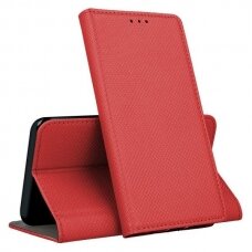 Samsung A125 A12 Dėklas Smart Magnet raudonas