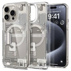 Dėklas Spigen Ultra Hybrid MagSafe, zero one natural titanium - iPhone 15 Pro