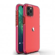 Iphone 13 Mini Dėklas Spring Case TPU  Rožiniais kraštais