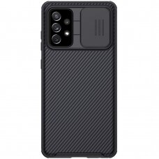 Akcija! Samsung Galaxy A72 Dėklas su kameros apsauga Nillkin CamShield Pro Case 4G juodas