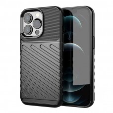 Iphone 13 Pro Dėklas Thunder Case Flexible  juodas