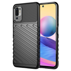 Dėklas Thunder Case Flexible Tough Rugged Cover TPU Xiaomi Redmi Note 10 5G / Poco M3 Pro Juodas