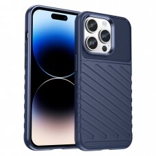 Iphone 14 Pro Max Dėklas Thunder Case  Mėlynas