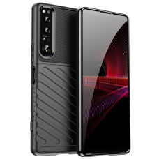 Dėklas Thunder Sony Xperia 1 IV Juodas