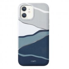 Dėklas UNIQ etui Coehl Ciel iPhone 12 mini - Mėlynas-Pilkas UGLX912