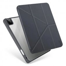 Dėklas Uniq etui Moven iPad Pro 12,9" (2021) Antimicrobial Pilkas