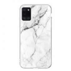 Samsung Galaxy A02s Dėklas Wozinsky Marble TPU Baltas