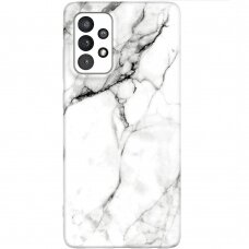 Samsung Galaxy A32 Dėklas Wozinsky Marble TPU 5G baltas