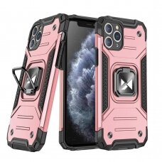 Iphone 11 Pro Dėklas Wozinsky Ring Armor Case Rožinis