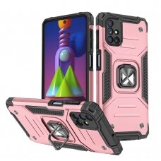 Dėklas Wozinsky Ring Armor Case Samsung Galaxy M51 Rožinis