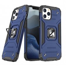 Iphone 13 Dėklas Wozinsky Ring Armor  Mėlynas