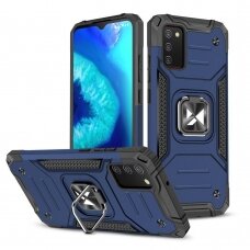 Samsung Galaxy A03s Dėklas Wozinsky Ring Armor mėlynas