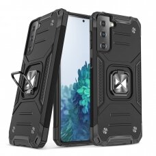 Samsung Galaxy S22 Dėklas Wozinsky Ring Armor Juodas