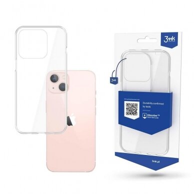 Iphone 14 Dėklas 3mk Clear Case Apple  Skaidrus