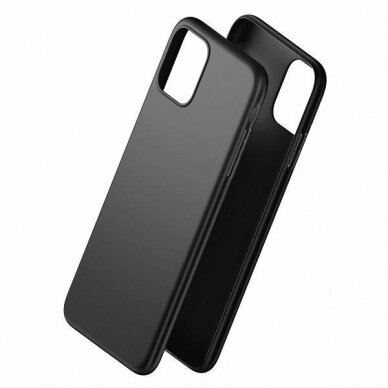 Akcija! Iphone 11 Dėklas 3MK Matt Case Juodas