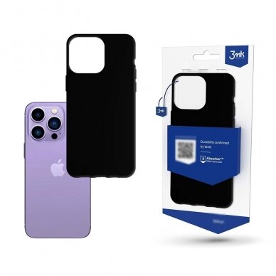 Dėklas 3mk Matt Case Samsung A155 A15 4G/A156 A15 5G juodas