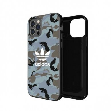 Dėklas Adidas OR Snap Camo iPhone 12/12 Pro Mėlynas/juodas 43702 3