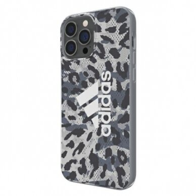Dėklas Adidas OR Snap Leopard iPhone 13 Pro Max Pilkas 47262 2