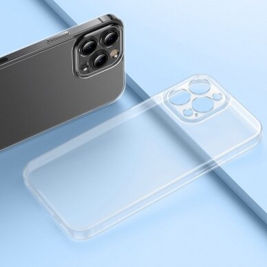 Iphone 13 Pro Max Dėklas Baseus frosted glass case  Juodas (arws001101) 18