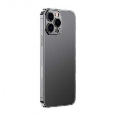 Iphone 13 Pro Max Dėklas Baseus Frosted Glass  Skaidrus (ARWS000202) 1