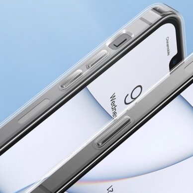 Iphone 13 Pro Max Dėklas Baseus frosted glass  Skaidrus (arws000802) 15