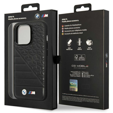 Dėklas BMW Bi Pattern BMHCP14L22PMGK iPhone 14 Pro Juodas 7