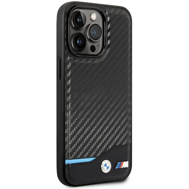 Dėklas BMW Carbon BMHMP14L22NBCK iPhone 14 Pro Juodas (MagSafe) 3