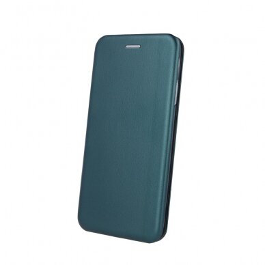 Dėklas Book Elegance Samsung S906 S22 Plus 5G tamsiai žalias  2