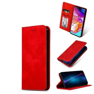 Dėklas Business Style Xiaomi Redmi Note 14 5G raudonas