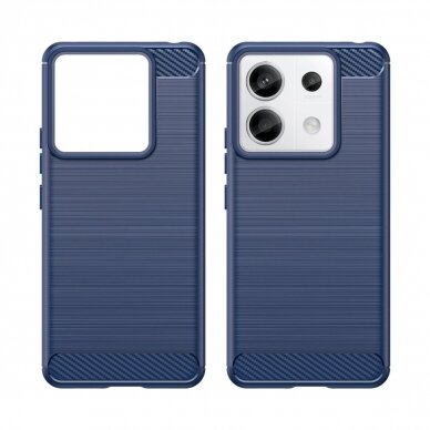 Dėklas Carbon Case for Xiaomi Redmi Note 13 Pro - Mėlynas 7
