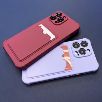 Dėklas Card Armor Case iPhone 12 Pro Rožinis 5