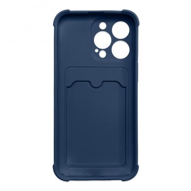 Dėklas Card Armor Case iPhone 12 Pro Tamsiai mėlynas 1