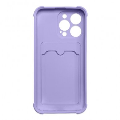 Dėklas Card Armor Case iPhone 12 Pro Violetinis 1