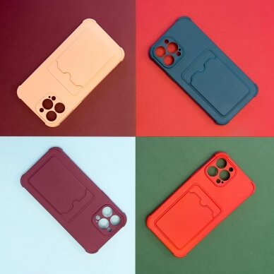 Dėklas Card Armor Case iPhone 12 Pro Violetinis 2