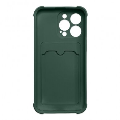 Iphone 13 Mini Dėklas Card Armor Case  tamsiai žalias 1