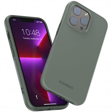 Iphone 13 Pro Dėklas Choetech MFM Anti-drop (MagSafe)  Juodas (PC0113-MFM-GN) 8