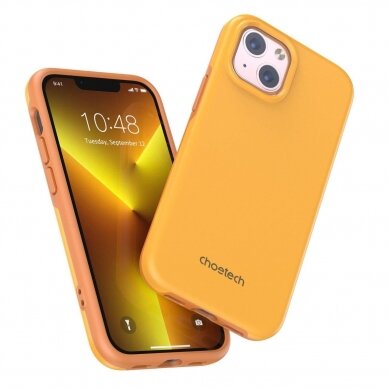 Iphone 13 Dėklas Choetech PC0112-MFM-YE iPhone13 Oranžinis 7