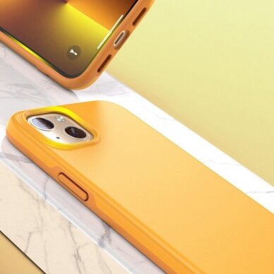 Iphone 13 Dėklas Choetech PC0112-MFM-YE iPhone13 Oranžinis 9