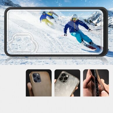 Samsung Galaxy A32 Dėklas Clear 3in1 5G juodas 2