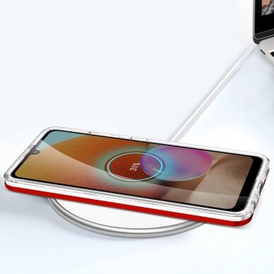 Samsung Galaxy A32 Dėklas Clear 3in1 5G raudonas 13