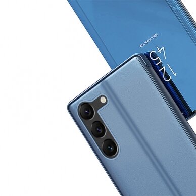 Dėklas Clear View Case Samsung Galaxy S23 Mėlynas 5