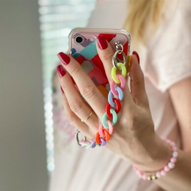 Dėklas Color Chain Case gel flexible elastic iPhone 12 Pro multicolour 1
